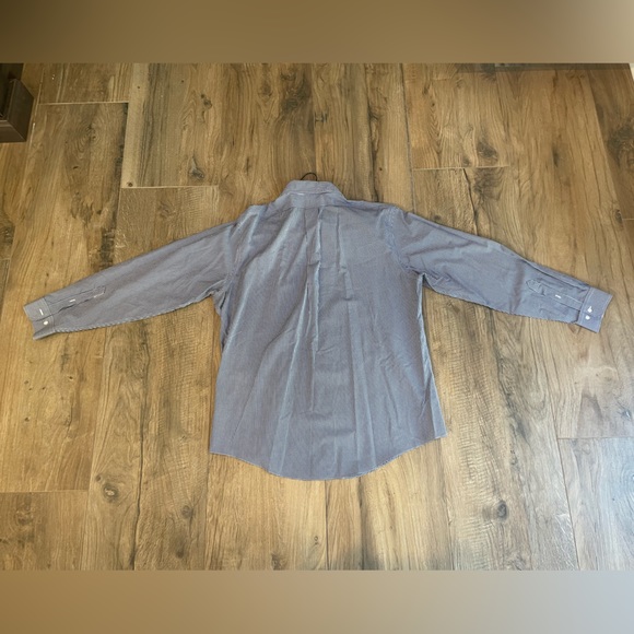 Brooks brothers regent blue and white checkered button down men’s shirt size xl - Picture 3 of 4